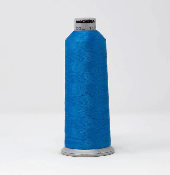 Blue Madeira polyester thread
